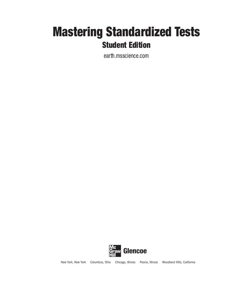 Earth science chapter notes and worksheets. 194825214 Science Tests