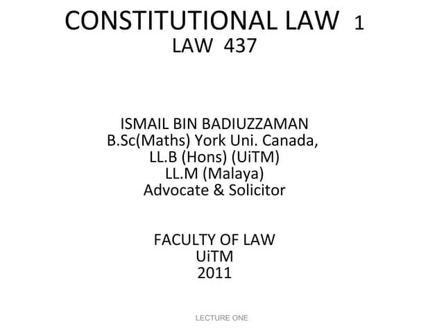 1 Introduction Lecture | PPT