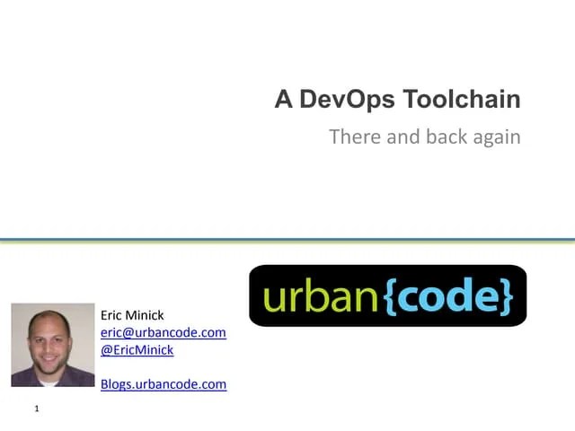 Building DevOps Toolchain | PPT