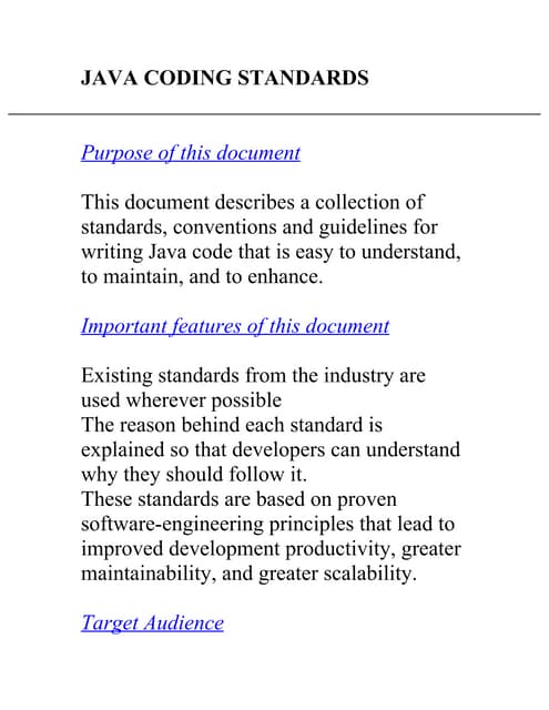 76829060 Java-coding-conventions | PDF