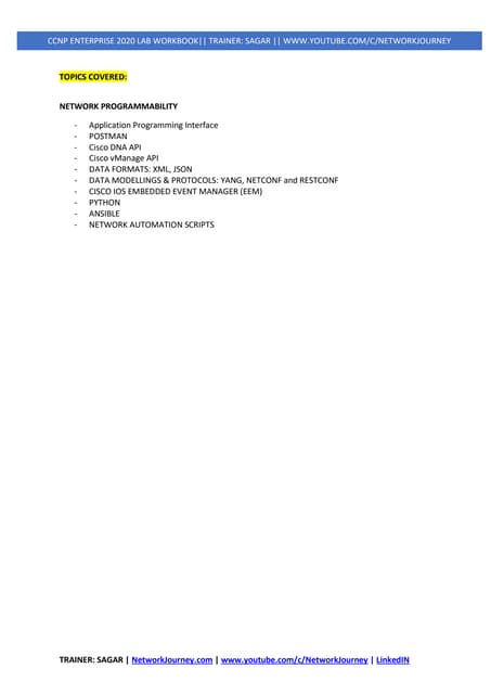 7 Network Programmability Concepts Python-ansible | PDF | Computer ...