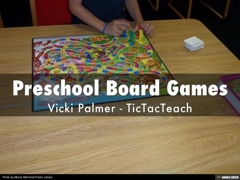 preschool board games