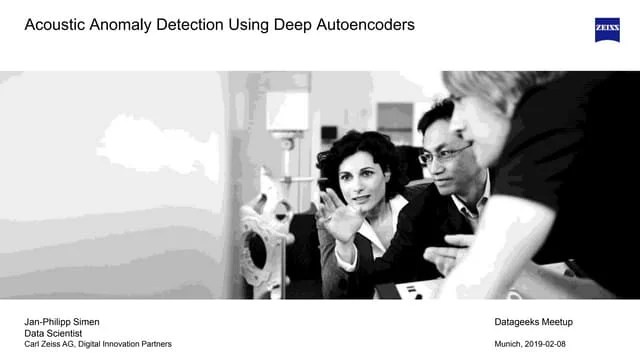 Acoustic Anomaly Detection Using Deep Autoencoders | PPTX