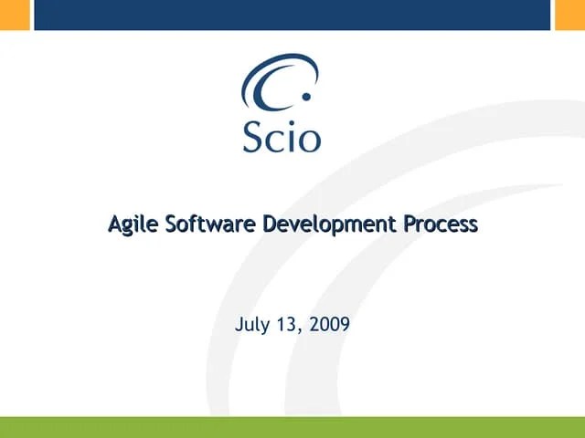 Agile Software Development Process | PPT | Computing | Technology & Computing