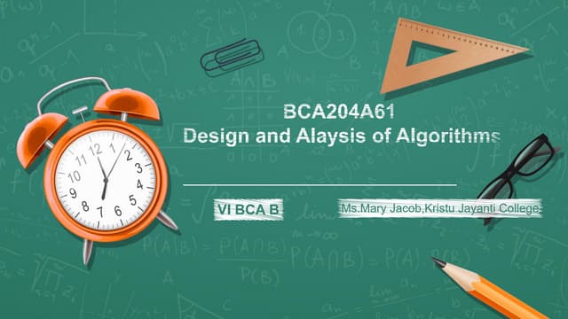 Algorithm-Introduction ,Characterestics & Control Structures.pdf