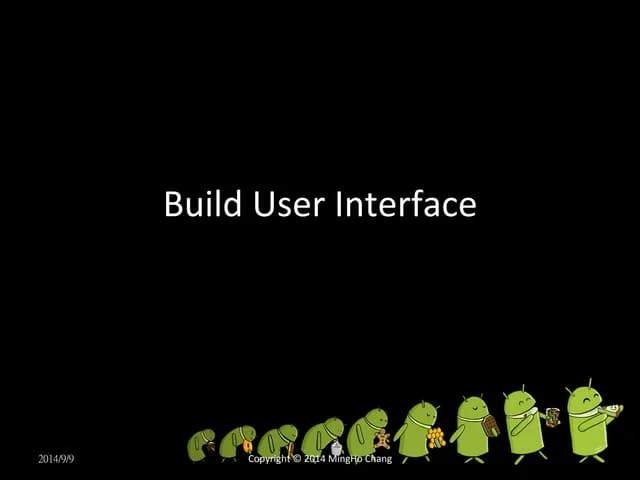 Android - Build User Interface | PDF | Operating Systems | Computer ...