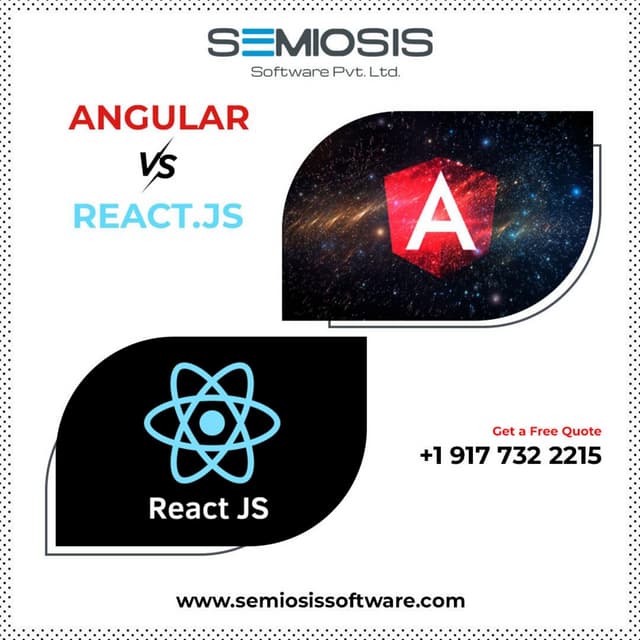 Angular VS React Js: Which Is Better For Web Development? | PDF