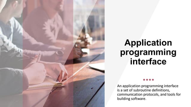 What Is An Application Programming Interface Api Pptx