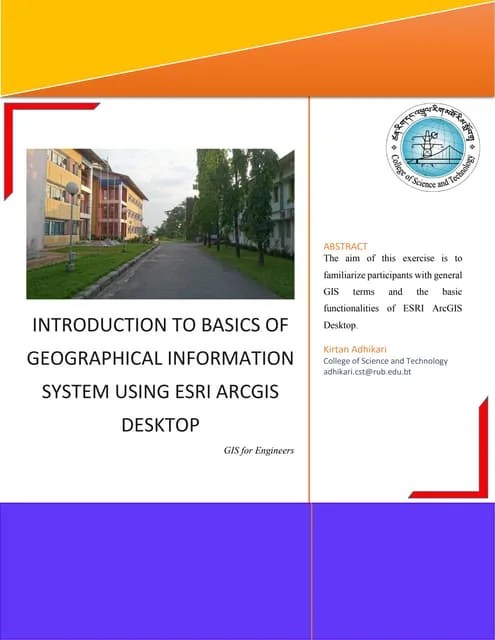 Arc Gis Tutorial And Gis Traning Manual | PDF