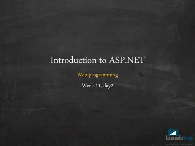 ASP.NET - Web Programming | PDF