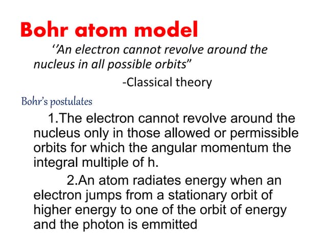 Vector Atom Model Pptx
