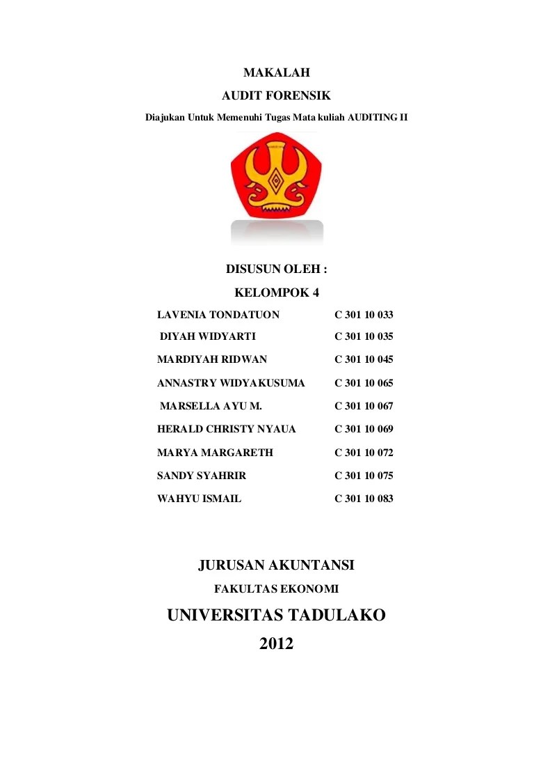 financial statement fraud anda diminta melakukan analisis mengenai kasus olympus dengan memperhatikan bagaimana dan mengapa kasus ini terjadi. Audit2 Audit Forensik