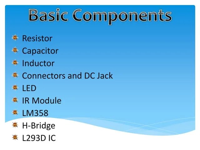 Electronic Components Ppt | PPTX | Physics | Science