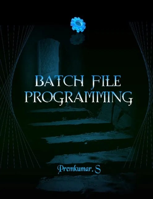 Batch File Programming Pdf