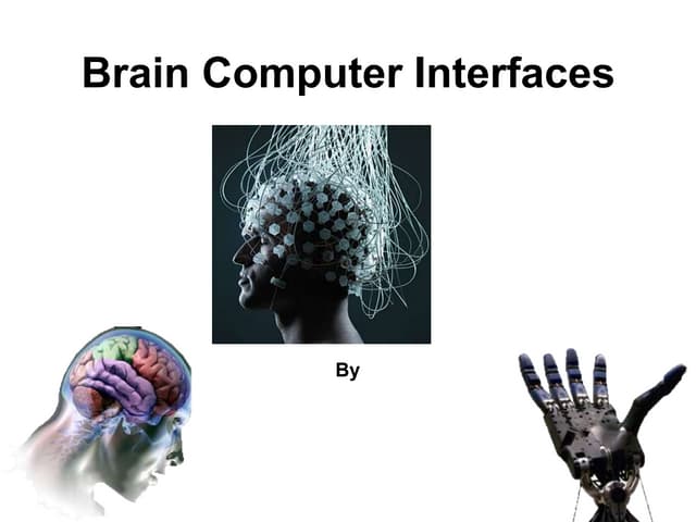 Brain Computer-interfaces PPT | PPT