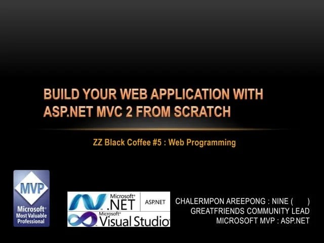 Build Your Web App With Asp.net Mvc 2 From Scratch | PPTX