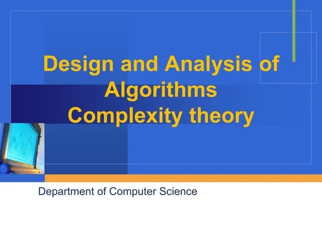 Chapter #2 (Time Complexity & Space Complexity).pptx | Computing ...