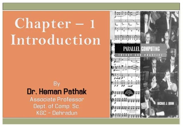 Chapter 1 - Introduction - Parallel Computing | PDF