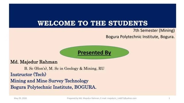 Basic Of Well Drilling Process Pptx