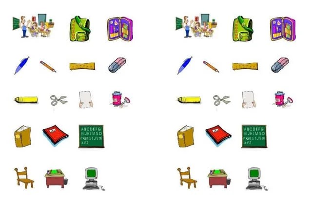 Classroom Objects 1st Grade Ppt