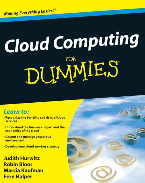 Cloud Computing Dummies | PDF | Publishing Industry | Industries