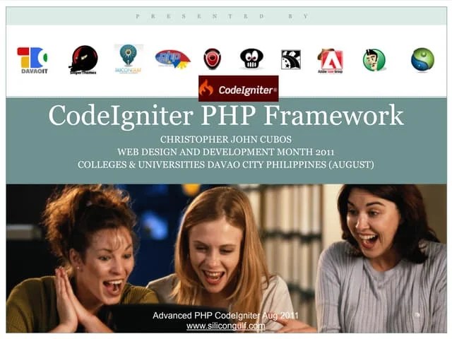 CodeIgniter - PHP MVC Framework By Silicongulf.com