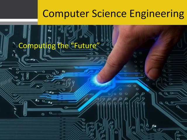 Presentation On Computer Science Engineering Cse Pptx