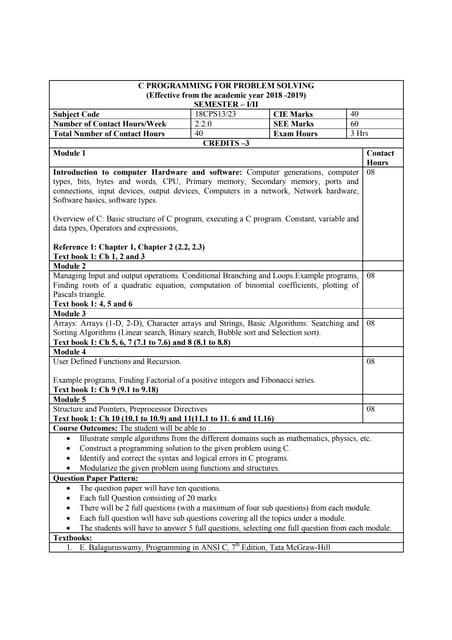 Cprogrammingforproblemsolving | PDF | Programming Languages | Computing