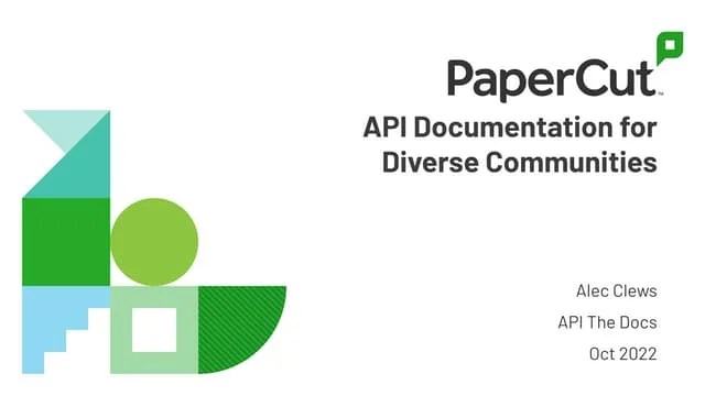 Creating API Documentation For International Communities | PPT