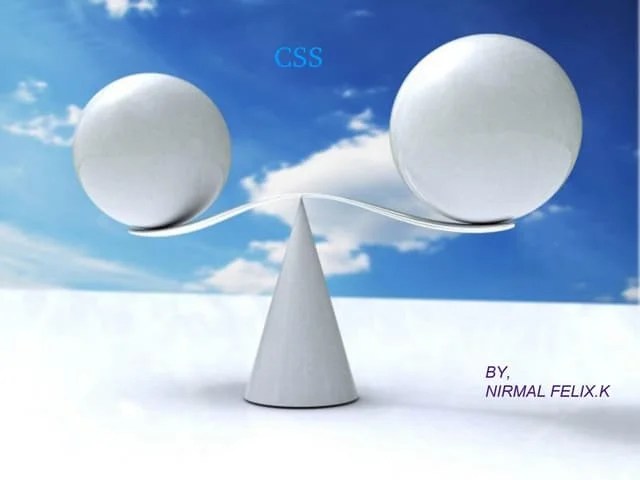 Introduction To Cascading Style Sheets (CSS) | PPT