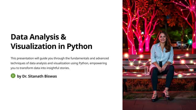 Complete Introduction To Pandas Python.pptx | Databases | Computer Software And Applications