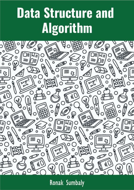 Data Structure And Algorithm Notes - Ronak Sumbaly | PDF