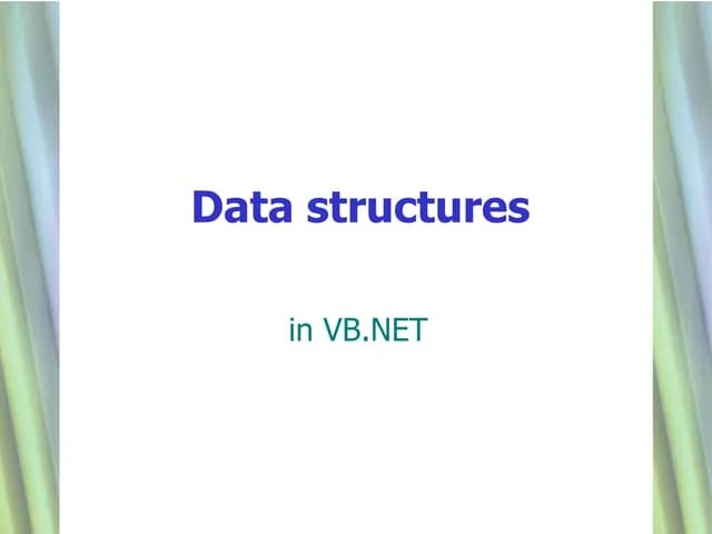 Control Structure In Vb Pptx Programming Languages Computing