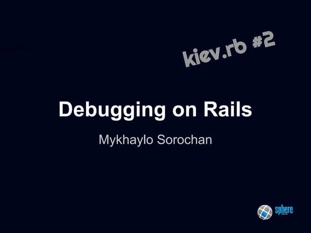 Debugging On Rails | PDF