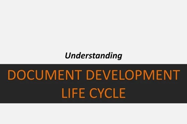 Document Development Life Cycle Pptx