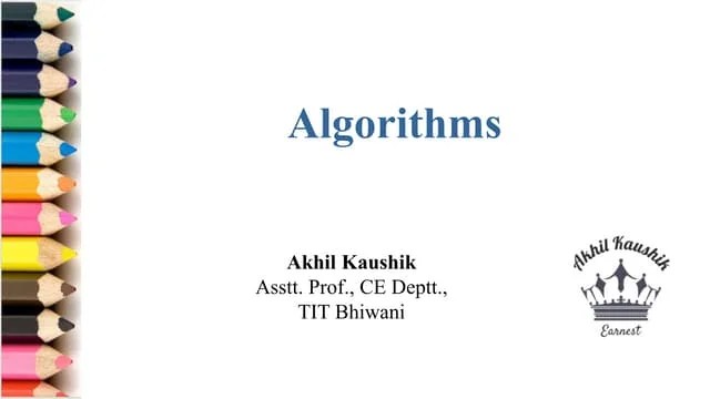 Algorithms & Complexity Calculation | PPTX | Programming Languages ...