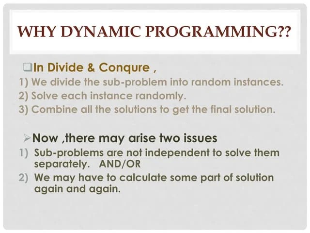 Dynamic Programming Basics | PPTX
