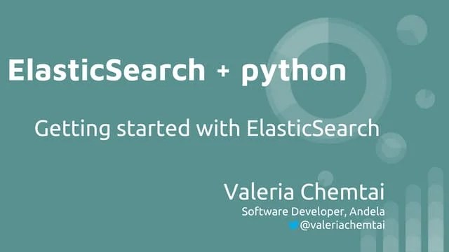 Elasticsearch Python | PPT