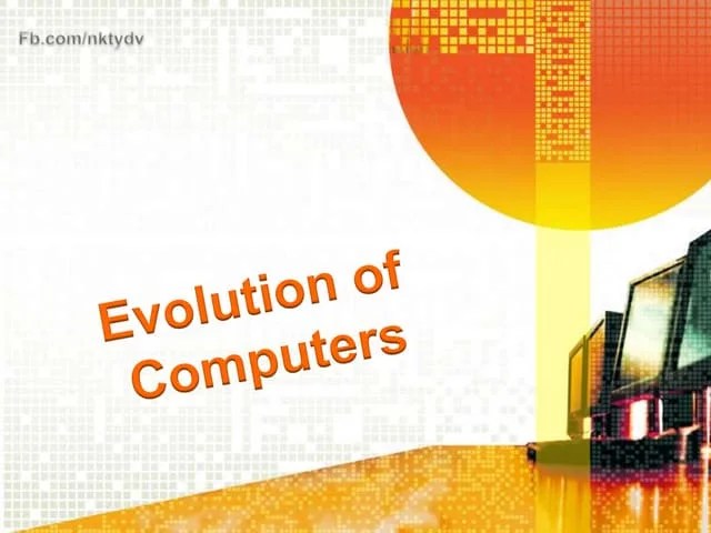 Evolution Of Computer Pdf