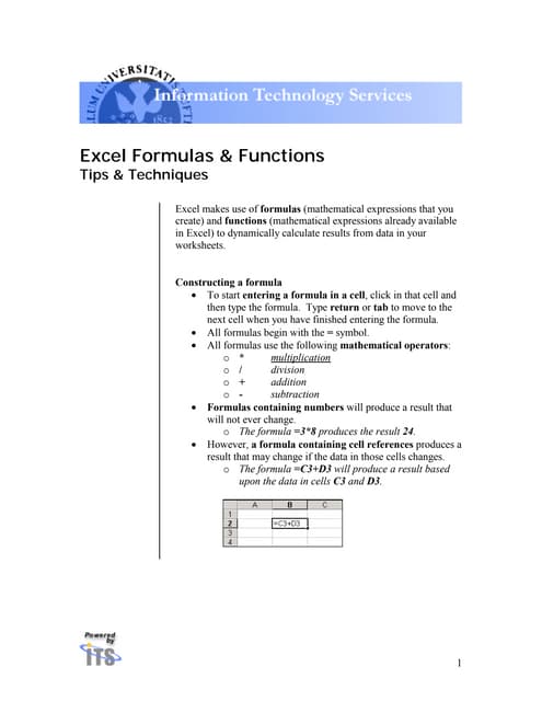 ADVANCED FUNCTIONS AND FORMULAS IN EXCEL.pptx
