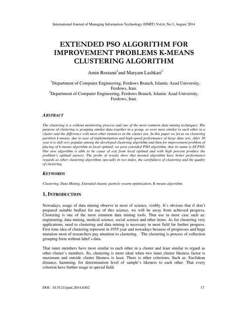 A Pso Based Subtractive Data Clustering Algorithm Pdf - Best Sunset Patterns in Full HD