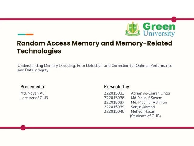 Random-Access-Memory-and-Memory-Related-Technologies.pptx