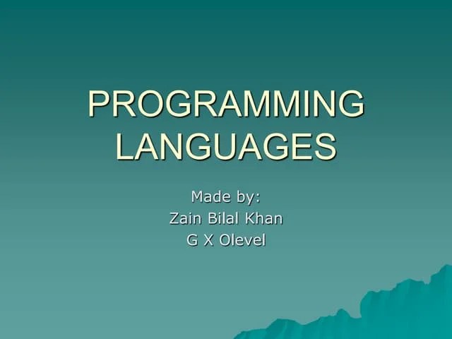 Features Of Machine Language Assembly Language High Level Language