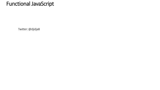 Functional JavaScript Fundamentals | PDF | Web Development | Internet