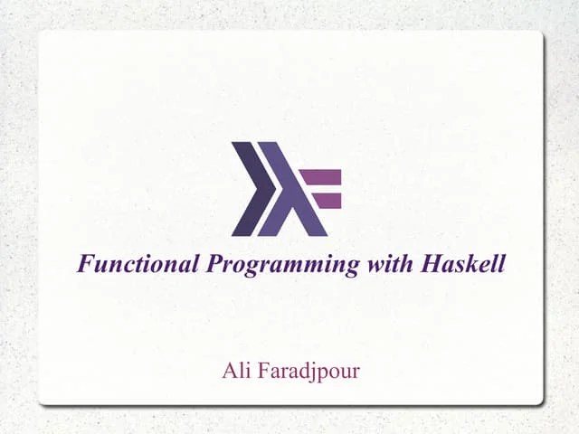 Functional Programming With Haskell | PDF | Programming Languages ...