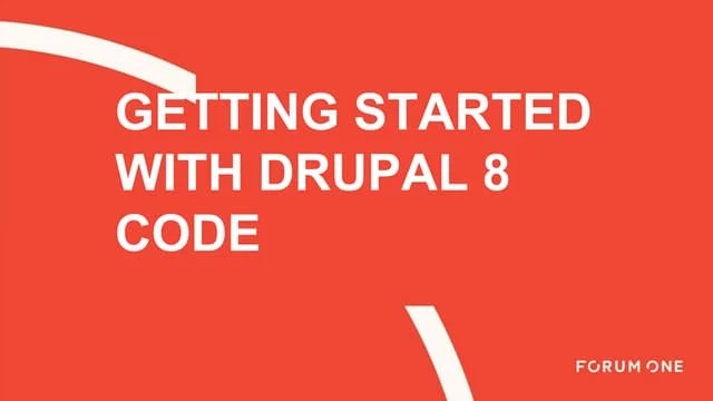 Getting Started With Drupal 8 Code | PPTX | Computing | Technology ...