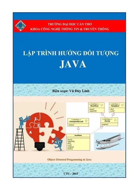 Lap Trinh HDT Java, Object-Oriented Programming In Java | PDF