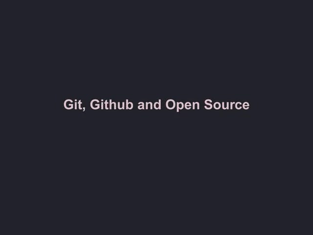 GIT AND GITHUB (1).pptx | Web Development | Internet