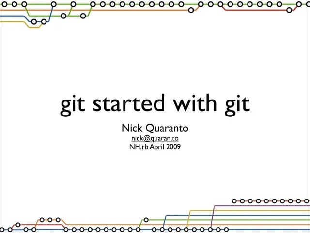 Git Started With Git | PDF