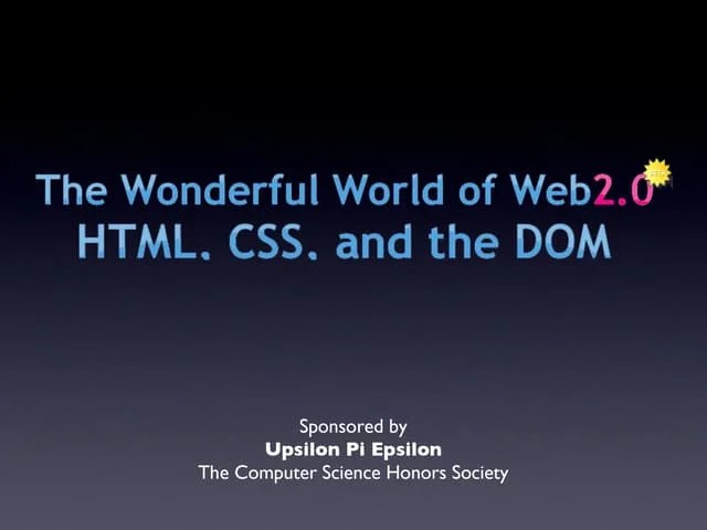 Html Css Workshop Notes Ppt